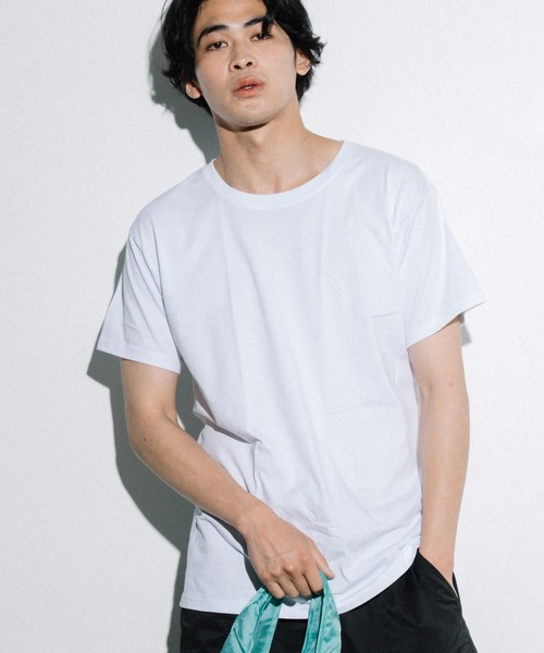 FRUIT OF THE LOOM(フルーツオブザルーム)の「FTL表撥水裏吸水Tシャツ / 半袖 / インナー / シンプル / カジュアル / 無地 / ユニセックス(Tシャツ/カットソー・メンズ・グレー/ホワイト/ブラック・LL/M/L)」の13枚目の写真