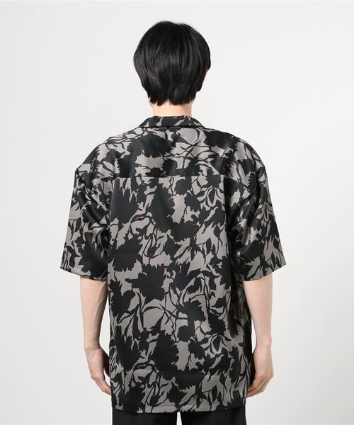 LUSOR(ルーソル)の「LUSOR(ルーソル)SHADOW FLOWER SS SH/シャドウフラワー ショートスリーブシャツ(シャツ/ブラウス・メンズ・グレー/エメラルド・FREE)」の3枚目の写真