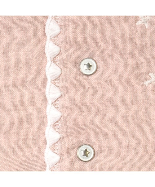 10mois（ディモワ）の「10mois ふくふくガーゼ ちょっき（その他ベビーウェア・キッズ・ライトブルー/ベビーピンク・70-80cm）」の3枚目の写真