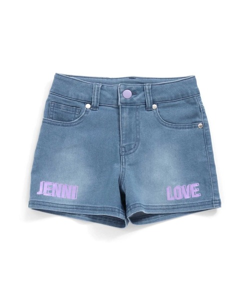 JENNI love（ジェニィラブ）の「接触冷感カラーボタンデニムショーパン（デニムパンツ・キッズ・サックスブルー/ブルー・130cm/140cm/150cm/160cm）」の7枚目の写真