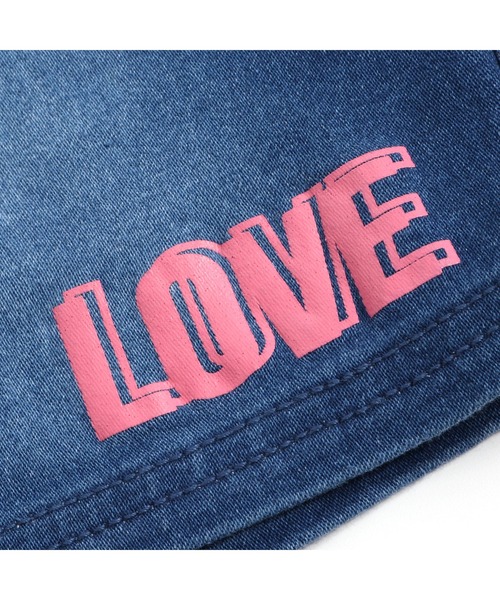 JENNI love（ジェニィラブ）の「接触冷感カラーボタンデニムショーパン（デニムパンツ・キッズ・サックスブルー/ブルー・130cm/140cm/150cm/160cm）」の10枚目の写真