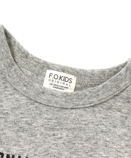 F.O.KIDS(エフオーキッズ)の「ロゴTシャツ(Tシャツ/カットソー・キッズ・グレー/オフホワイト/イエロー/ネイビー/パープル・140/120/130/110/100/90)」の14枚目の写真