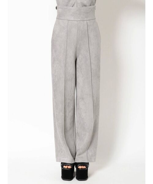 EMODA（エモダ）の「ハイウエストルーズワイドパンツ（その他パンツ・レディース・グレー/ブラック/ブラウン/カーキ・SMALL/MEDIUM）」の15枚目の写真