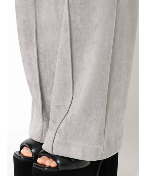 EMODA（エモダ）の「ハイウエストルーズワイドパンツ（その他パンツ・レディース・グレー/ブラック/ブラウン/カーキ・SMALL/MEDIUM）」の21枚目の写真