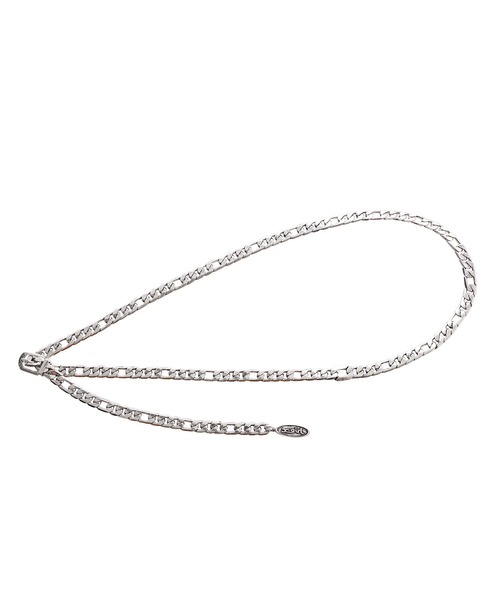 X-girl（エックスガール）の「CHAIN BELT（ベルト・レディース・シルバー/ゴールド/マルチ・ONE SIZE）」の5枚目の写真