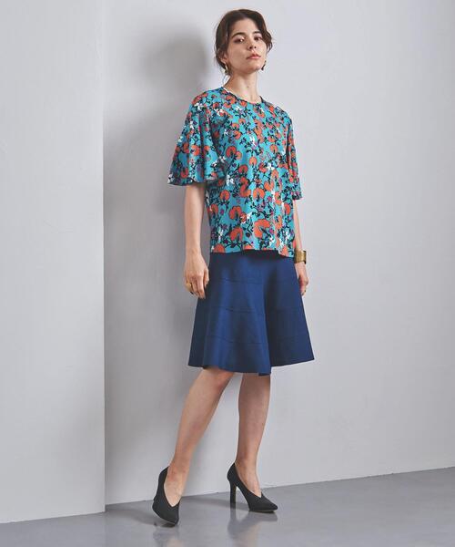 DIANE von FURSTENBERG（ダイアンフォンファステンバーグ）の「＜DIANE von FURSTENBERG（ダイアン フォン ファステンバーグ）＞MARISOL プリント プルオーバーブラウス ■■■（シャツ/ブラウス・レディース・ターコイズブルー・SMALL/X-SMALL）」の5枚目の写真