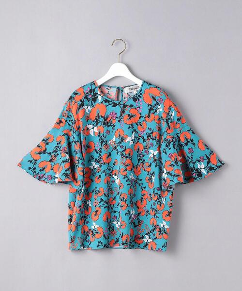 DIANE von FURSTENBERG（ダイアンフォンファステンバーグ）の「＜DIANE von FURSTENBERG（ダイアン フォン ファステンバーグ）＞MARISOL プリント プルオーバーブラウス ■■■（シャツ/ブラウス・レディース・ターコイズブルー・SMALL/X-SMALL）」の7枚目の写真