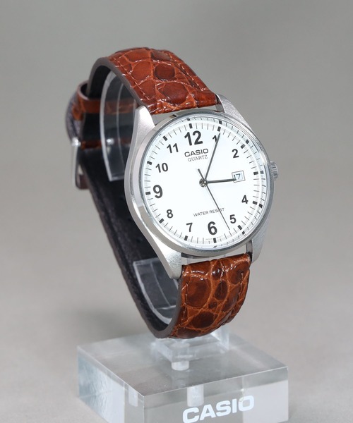 CASIO（カシオ）の「CASIO Collection / MTP-1175E-7BJH（アナログ腕時計・メンズ・ホワイト×シルバー・FREE）」の3枚目の写真