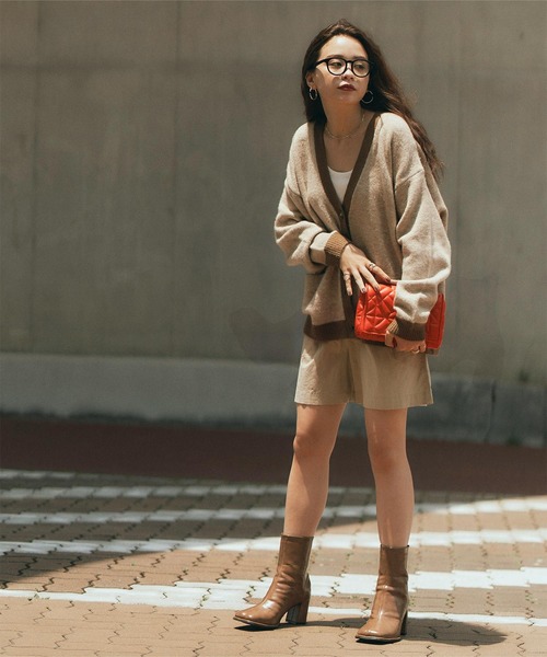 titivate(ティティベイト)の「ワイドスクエアトゥショートブーツ(ブーツ・レディース・アイボリー/ブラック/ブラウン・M/L/LL/S)」の10枚目の写真