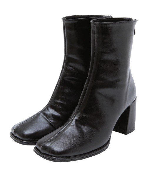 titivate(ティティベイト)の「ワイドスクエアトゥショートブーツ(ブーツ・レディース・アイボリー/ブラック/ブラウン・M/L/LL/S)」の20枚目の写真