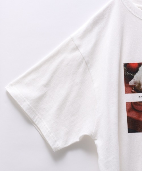 JEANASIS（ジーナシス）の「アソートプリントSST/216234（Tシャツ/カットソー・レディース・ホワイト/ブラック/キナリ・FREE）」の17枚目の写真