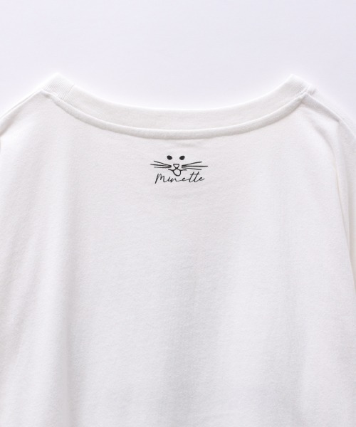 JEANASIS（ジーナシス）の「アソートプリントSST/216234（Tシャツ/カットソー・レディース・ホワイト/ブラック/キナリ・FREE）」の19枚目の写真