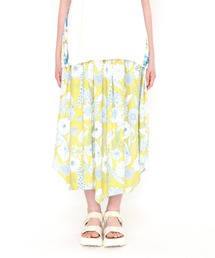 Design Tshirts Store graniph | ショウイーフラワーズ｜プリントロングスカート(スカート)