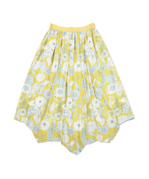 Design Tshirts Store graniph（デザイン　ティーシャツ　ストア　グラニフ）の「ショウイーフラワーズ｜プリントロングスカート（スカート・レディース・イエロー・FREE）」の8枚目の写真