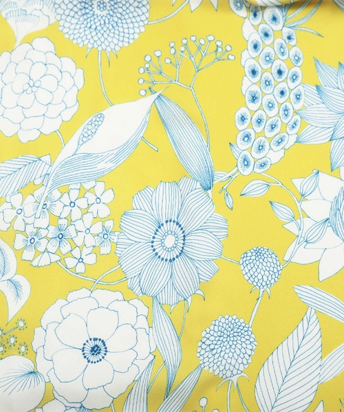 Design Tshirts Store graniph（デザイン　ティーシャツ　ストア　グラニフ）の「ショウイーフラワーズ｜プリントロングスカート（スカート・レディース・イエロー・FREE）」の3枚目の写真