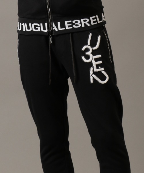 1piu1uguale3 RELAX(ウノピュウノウグァーレトレリラックス)の「【別注】1PIU1UGUALE3 RELAX/ウノピゥ ウノ ウグァーレ トレ リラックス/RIB LOGO JOGGER(スウェットパンツ・メンズ・ブラック/グレー・MEDIUM/XX-LARGE/X-LARGE/SMALL/LARGE)」の13枚目の写真