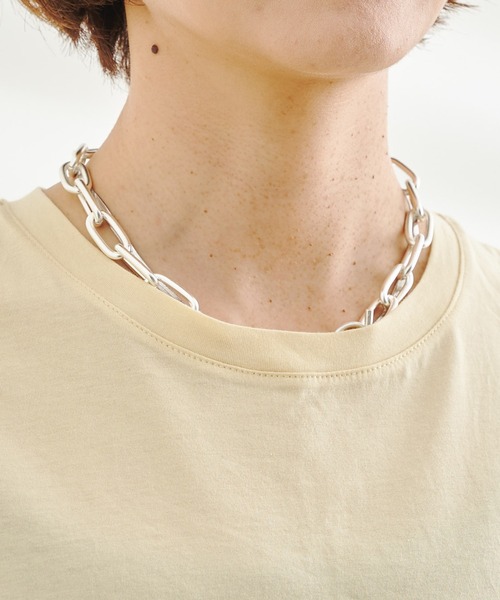 DouDou（ドゥドゥ）の「オーガニックコットンフレンチTシャツ（Tシャツ/カットソー・レディース・チャコールグレー/イエロー/ブラック/オフホワイト・FREE）」の18枚目の写真