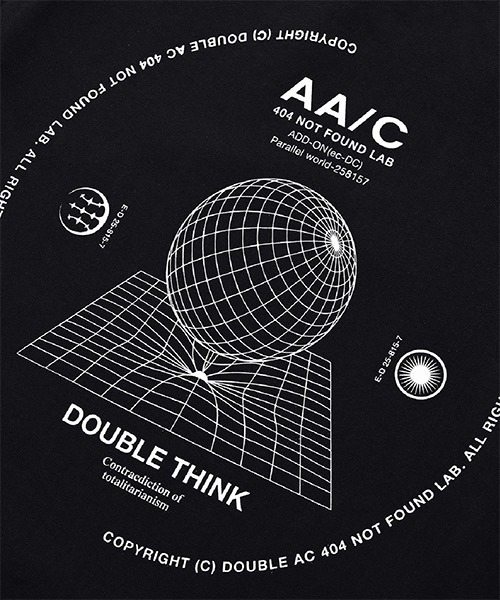 AA/C(ダブルエーシー)の「【AA/C】Black Hole T-shirt 19ME0014(Tシャツ/カットソー・メンズ・ブラック/ライトグレー/ブルー・L/M)」の13枚目の写真
