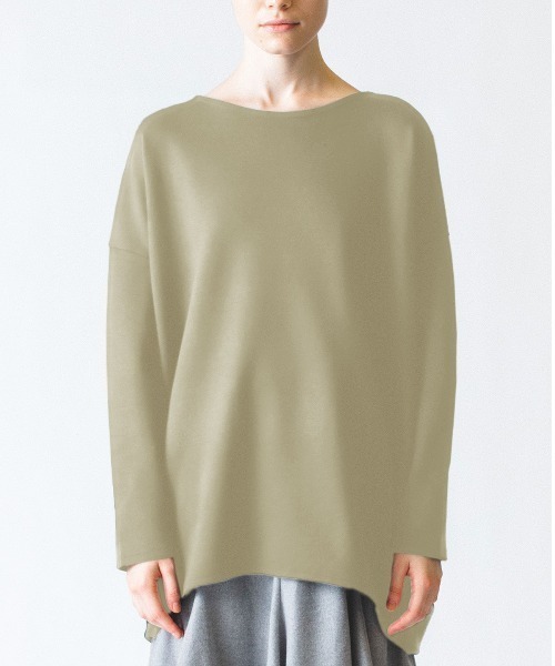 Mizuiro Ind Ind ボートネックコクーンプルオーバー Tシャツ カットソー Mizuiroind ミズイロインド のファッション Mizuiro Ind Ind ボートネックコクーンプルオーバー Tシャツ カットソー Mizuiroind ミズイロインド のファッション