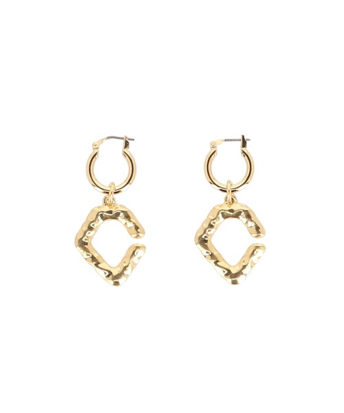 G.V.G.V.(ジーヴィージーヴィー)の「SIGNATURE "G" HOOP EARRING(ピアス(両耳用)・レディース・シルバー/ゴールド・ONE SIZE)」の7枚目の写真