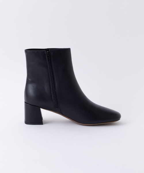 Rouge vif(ルージュヴィフ)の「【REMME】スクエアショートブーツ(ブーツ・レディース・ブラック/オフホワイト・38/39/35/36/37)」の14枚目の写真