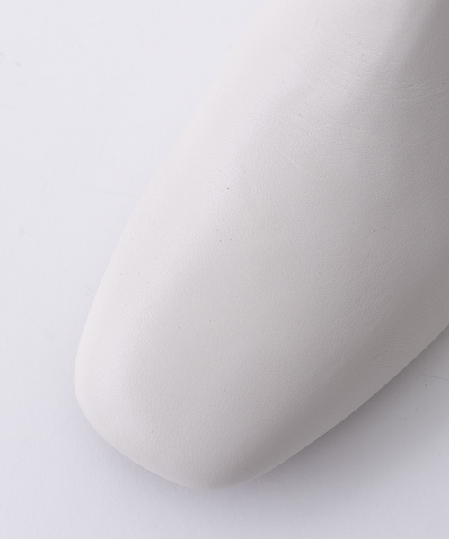 Rouge vif(ルージュヴィフ)の「【REMME】スクエアショートブーツ(ブーツ・レディース・ブラック/オフホワイト・38/39/35/36/37)」の15枚目の写真