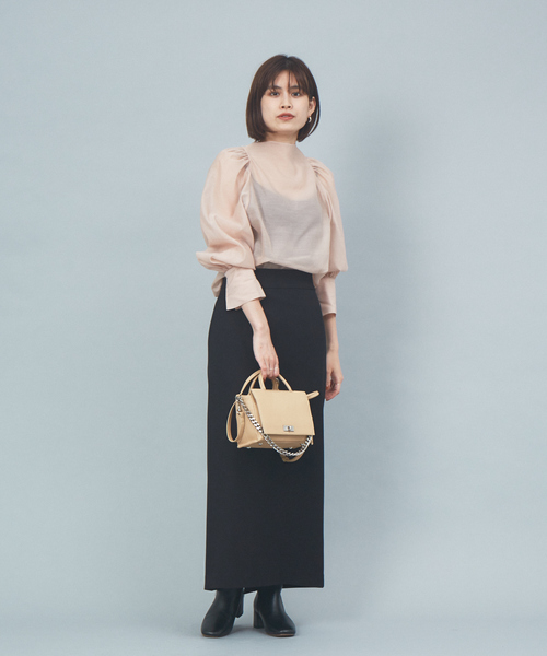 Rouge vif(ルージュヴィフ)の「【REMME】スクエアショートブーツ(ブーツ・レディース・ブラック/オフホワイト・38/39/35/36/37)」の11枚目の写真