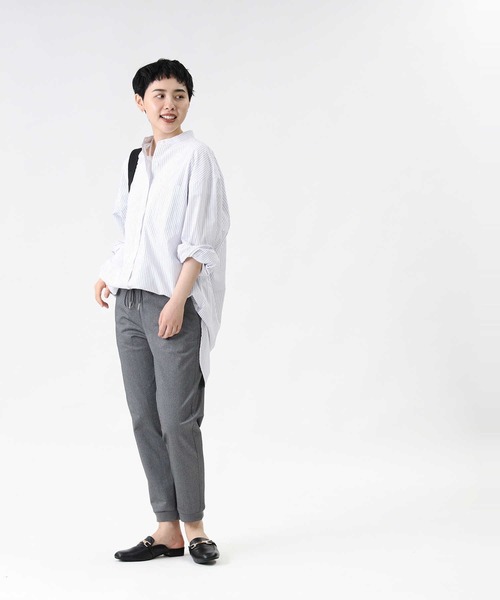 HONEYSUCKLE ROSE（ハニーサックルローズ）の「【HONEYSUCKLE ROSE】「nobee」楽伸びスポーツジョガーパンツ（その他パンツ・レディース・ブラック×ホワイト/グレー/ブラック・M/S/L）」の12枚目の写真