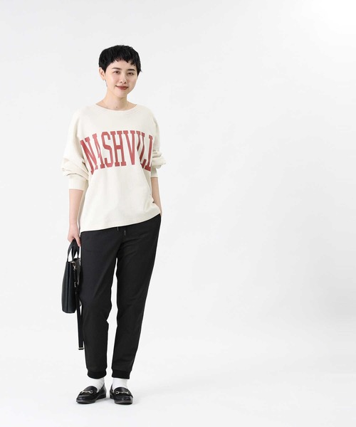 HONEYSUCKLE ROSE（ハニーサックルローズ）の「【HONEYSUCKLE ROSE】「nobee」楽伸びスポーツジョガーパンツ（その他パンツ・レディース・ブラック×ホワイト/グレー/ブラック・M/S/L）」の8枚目の写真