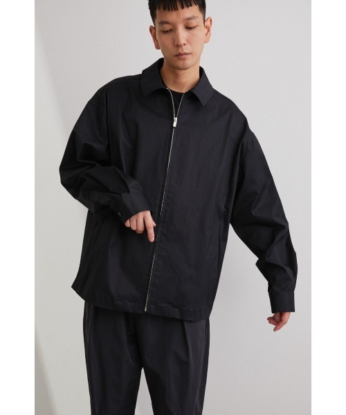 STYLEMIXER（スタイルミキサー）の「フロントレイヤードスイングトップ（シャツ/ブラウス・メンズ・ブラック/ベージュ・MEDIUM/LARGE/X-LARGE）」の4枚目の写真