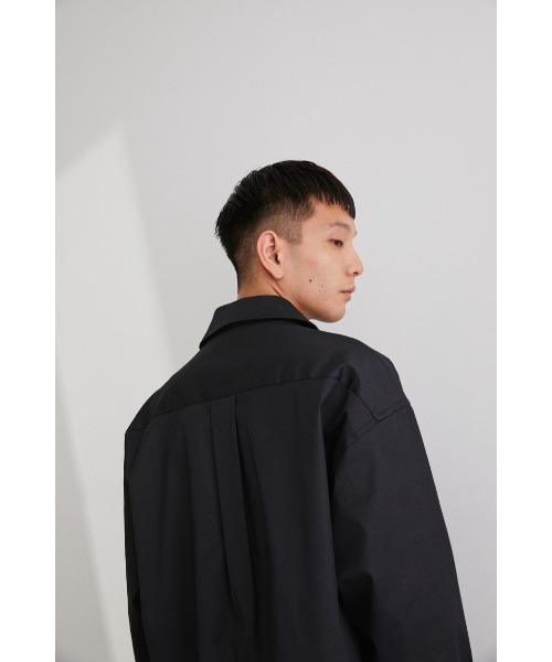 STYLEMIXER（スタイルミキサー）の「フロントレイヤードスイングトップ（シャツ/ブラウス・メンズ・ブラック/ベージュ・MEDIUM/LARGE/X-LARGE）」の6枚目の写真