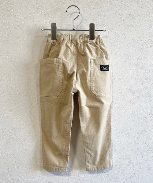 Life Support Products（ライフサポートプロダクツ）の「コールテンタックパンツ（L-6761/80～160cm）（その他パンツ・キッズ・オフホワイト/ブラック/ブラウン/ライトピンク/ブルー/カーキ/ラベンダー/ライトブラウン/テラコッタ/グリーン・90/80/95/100/110/120/130/140/150/160）」の2枚目の写真