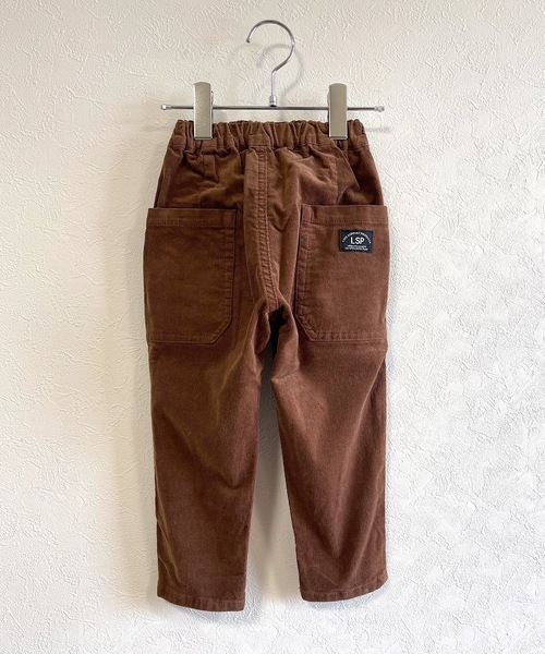 Life Support Products（ライフサポートプロダクツ）の「コールテンタックパンツ（L-6761/80～160cm）（その他パンツ・キッズ・オフホワイト/ブラック/ブラウン/ライトピンク/ブルー/カーキ/ラベンダー/ライトブラウン/テラコッタ/グリーン・90/80/95/100/110/120/130/140/150/160）」の4枚目の写真