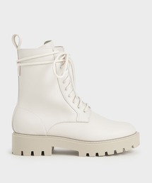 CHARLES & KEITH | レースアップ アンクルブーツ / Lace-Up Ankle Boots(ブーツ)