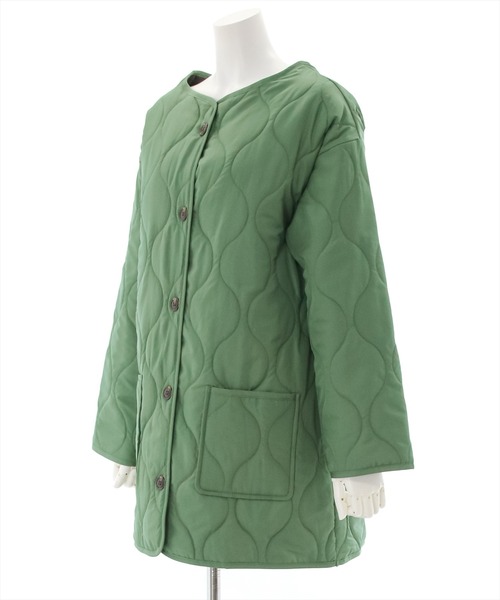 clear（クリア）の「【WEB限定】キルティングノーカラーコート（ノーカラーコート・レディース・ブラウン/ブラック/グリーン/アイボリー/キャメル/ピンク系その他/カーキ・F）」の17枚目の写真