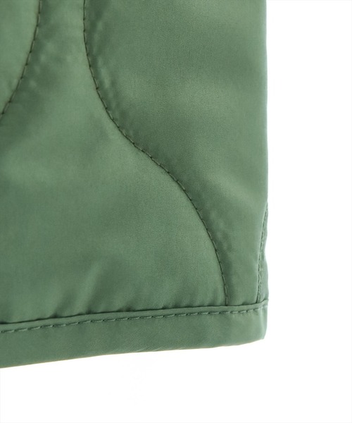 clear（クリア）の「【WEB限定】キルティングノーカラーコート（ノーカラーコート・レディース・ブラウン/ブラック/グリーン/アイボリー/キャメル/ピンク系その他/カーキ・F）」の10枚目の写真