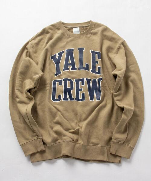 NOLLEY'S goodman(ノーリーズグッドマン)の「YALE / UCLA 別注 カレッジロゴ ヴィンテージ加工 ビッグシルエット スウェット プルオーバー(スウェット・メンズ・ベージュ/グレー/ホワイト/ネイビー・M/L)」の4枚目の写真