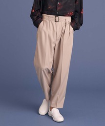 UP START | 2TACK BELTED PANTS/2タックベルトパンツ(その他パンツ)