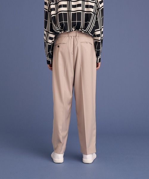 UP START（アップスタート）の「2TACK BELTED PANTS/2タックベルトパンツ（その他パンツ・メンズ・ブラック/グレー・MEDIUM/LARGE）」の20枚目の写真