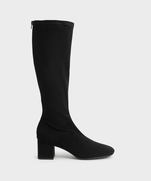 CHARLES & KEITH（チャールズ & キース）の「ブロックヒール ニーブーツ / Block Heel Knee Boots（ブーツ・レディース・ダークブラウン/ブラック系その他2・25cm/22.5cm/23cm/23.5cm/24.5cm/25.5cm）」の13枚目の写真