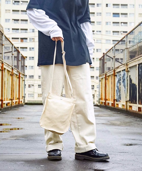 BEN DAVIS（ベンデイビス）の「【BEN DAVIS／ベンデイビス】ミニキャンバスショルダーバッグ BDW-9377（ショルダーバッグ・メンズ・ホワイト/ブラック/ブラウン/カーキ・FREE）」の5枚目の写真