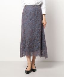 Te chichi | ケミカルレースフレアスカート(スカート)