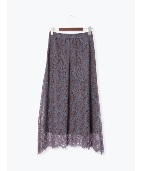 Te chichi(テチチ)の「ケミカルレースフレアスカート(スカート・レディース・グレー/チャコール/ブルー・フリ-)」の16枚目の写真