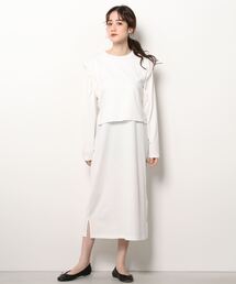 UNDECORATED | UNDECORATED CO SMOOTH LAYERED DR(ワンピース)