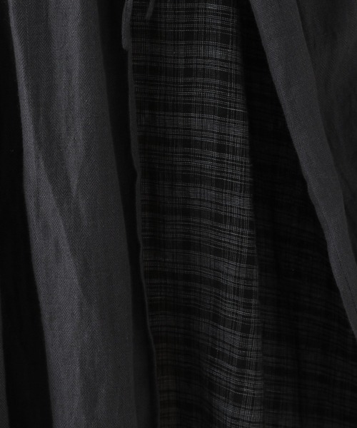 studio CLIP（スタディオクリップ）の「《Natural by studio CLIP》リネンコットン切り替えスカート（スカート・レディース・レッド/スモーク・FREE）」の12枚目の写真