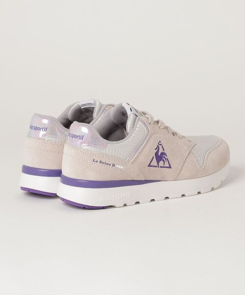le coq sportif(ルコックスポルティフ)の「【池田エライザコラボ】LA セーヌ II ワイド EZ / LA SEINE II WIDE EZ シューズ スニーカー 靴 スポーツウェア(スニーカー・レディース・パープル/ベージュ・23.0cm/25.0cm/23.5cm/24.0cm/22.5cm/24.5cm)」の8枚目の写真
