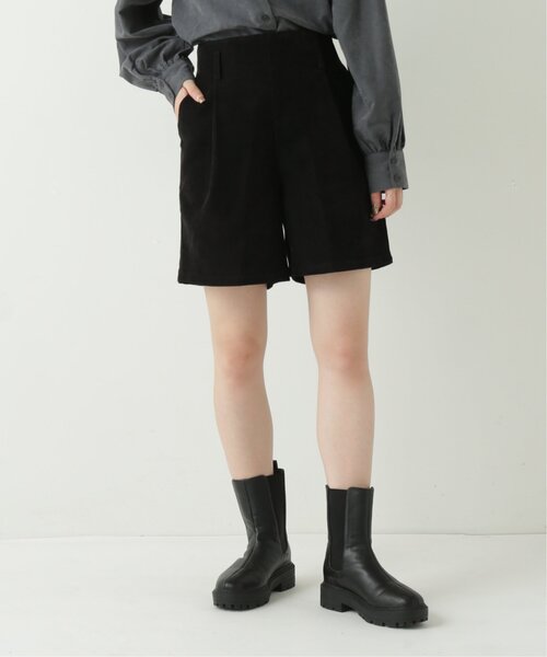 RAY CASSIN（レイカズン）の「タックショートパンツ（その他パンツ・レディース・ブラック/キャメル/ワイン・FREE）」の2枚目の写真