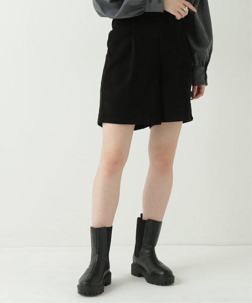 RAY CASSIN（レイカズン）の「タックショートパンツ（その他パンツ・レディース・ブラック/キャメル/ワイン・FREE）」の4枚目の写真