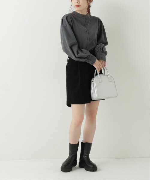 RAY CASSIN（レイカズン）の「タックショートパンツ（その他パンツ・レディース・ブラック/キャメル/ワイン・FREE）」の5枚目の写真