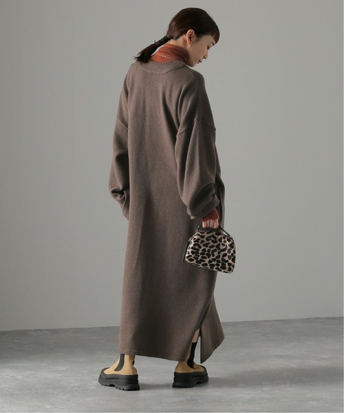 ワンピース MexiPa \"Lamb Deep Vneck Maxi Parker\" MexiPa（メキパ）の「【MEXIPA/メキパ】Lamb DeepVneck Mexican